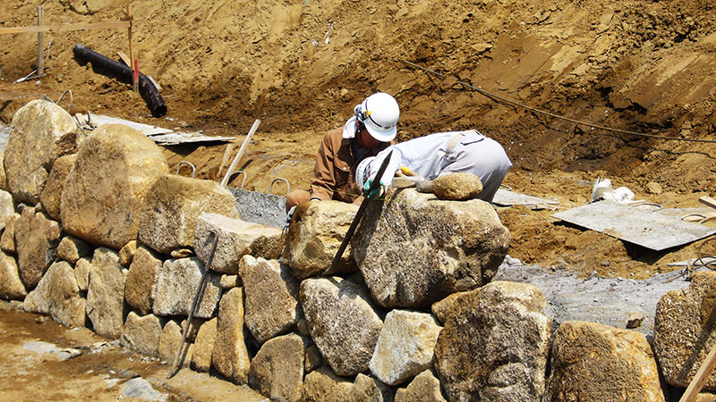 石材工事の写真