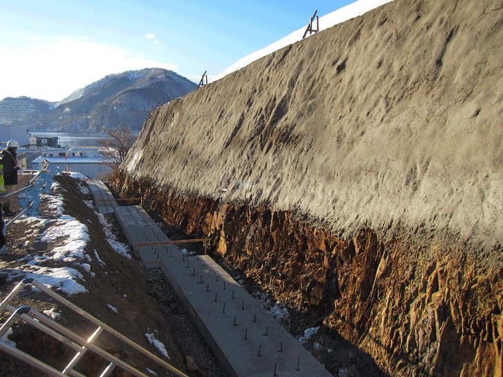 女川町震災復興工事の写真