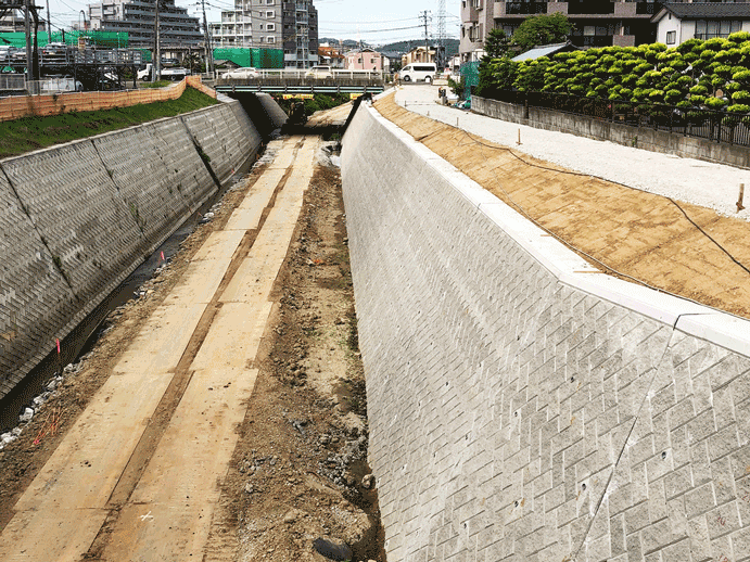 仙台川工事の写真
