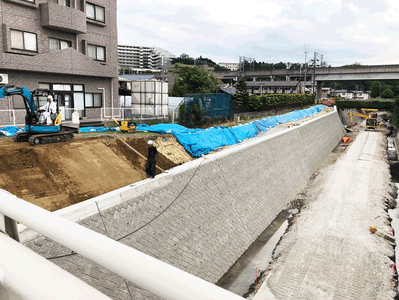 八乙女工事の写真